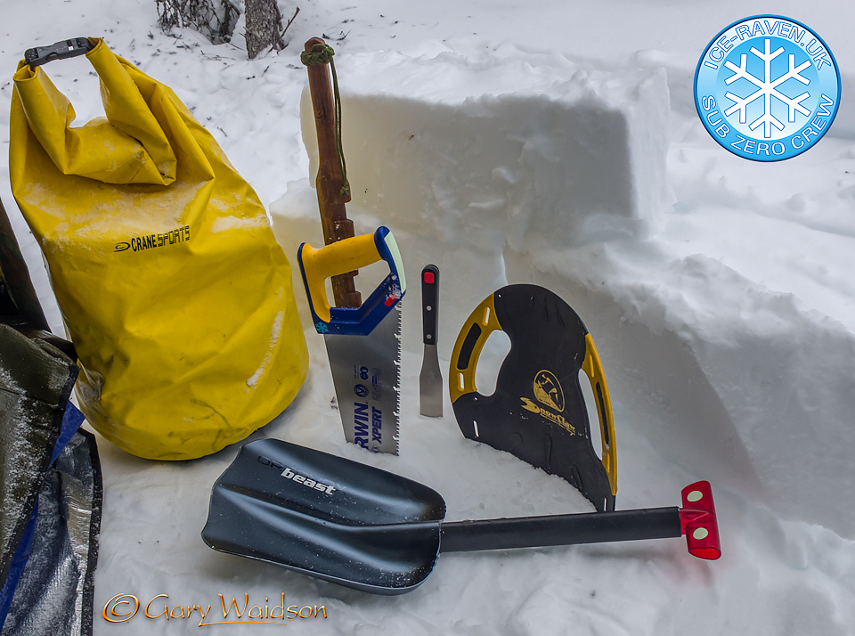 Snow Tools - Ice Raven - Sub Zero Adventure - Copyright Gary Waidson, All rights reserved.