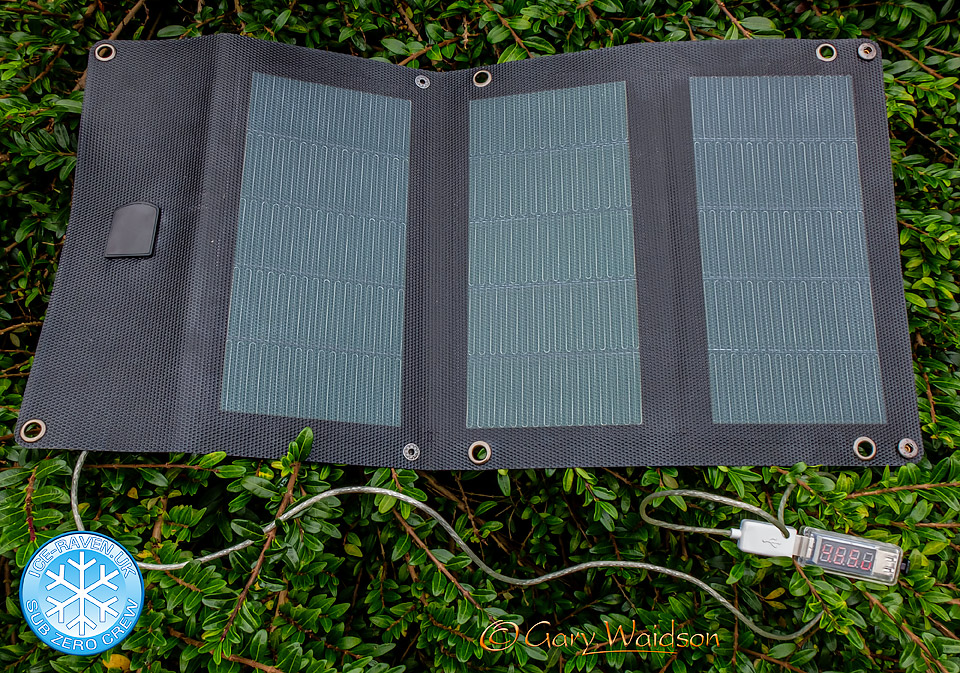 MSC Expedition Solar Charger . - Ice Raven - Sub Zero Adventure - Copyright Gary Waidson, All rights reserved.