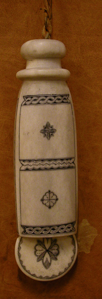 Saami needle case - Ice Raven - Sub Zero Adventure - Copyright Gary Waidson, All rights reserved.